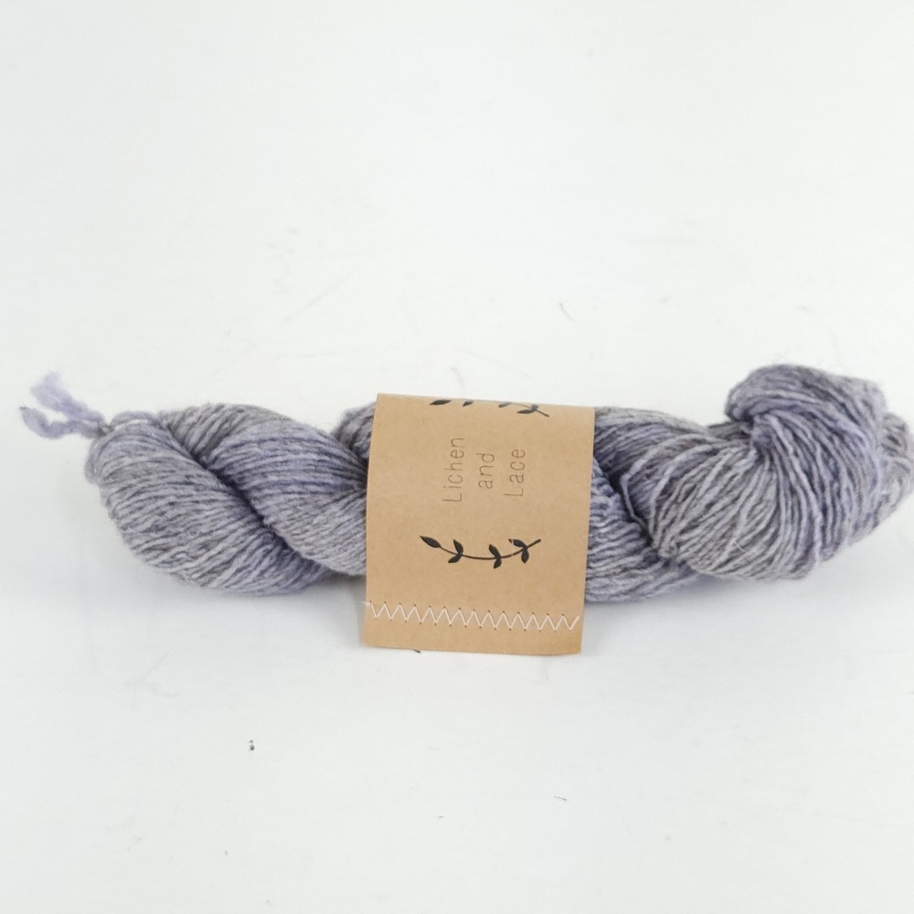 Lichen and Lace Rustic Heather Sport Yarn 100% Canadian Wool Lavender 215 Yds